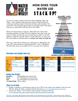 stacks up! - Water Use It Wisely