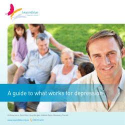 A guide to what works for depression