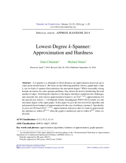 Lowest-Degree k-Spanner: Approximation and Hardness