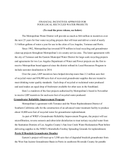 FINANCIAL INCENTIVES APPROVED FOR FOUR LOCAL