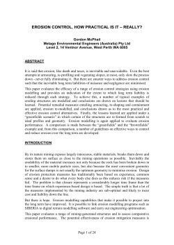 erosion control, how practical is it &ndash; really?