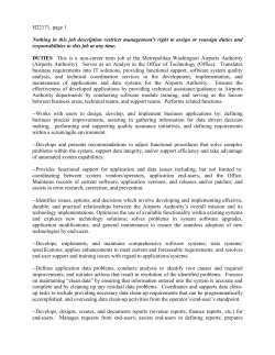 H22171, page 1 Nothing in this job description restricts