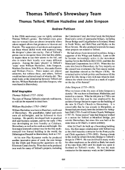 RCHS Journal Nov 2007 - Pontcysyllte Aqueduct