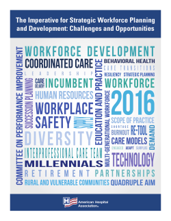 The Imperative for Strategic Workforce Planning and Development