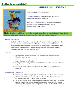 Tell a Trusted Adult GRADE 5-6 LESSON 11