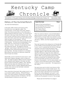 December, 2006 - Friends of Kentucky Camp