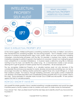 intellectual property self-audit