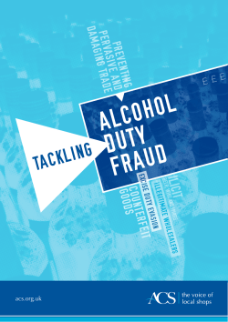 Duty Fraud Guide - The Association of Convenience Stores