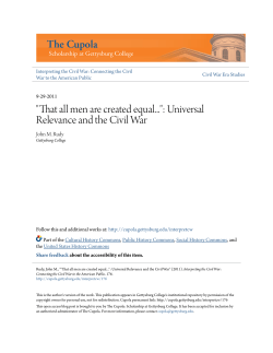 "That all men are created equal...": Universal Relevance and the