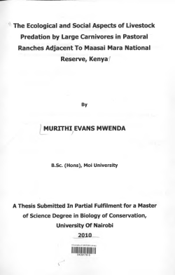 The ecological and social aspects of livestock