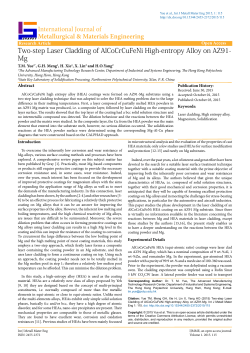 Two-step Laser Cladding of AlCoCrCuFeNi High