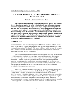 a formal approach to the analysis of aircraft