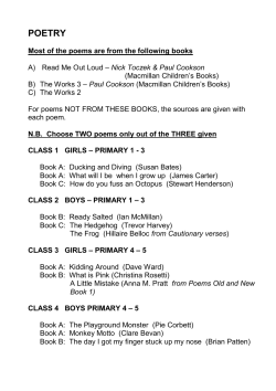 CLASS TROPHIES and AWARDS