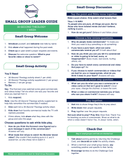 small group leader guide