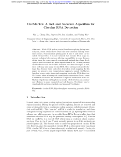 CircMarker: A Fast and Accurate Algorithm for Circular RNA Detection