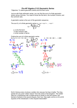 9.5 Geometric Series notes PAP