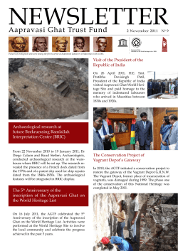 AGTF Newsletter 2011 - Stanford University