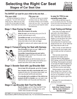 Selecting the Right Car Seat