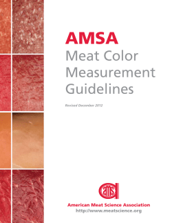 a PDF of the Meat Color Measurement Guidelines