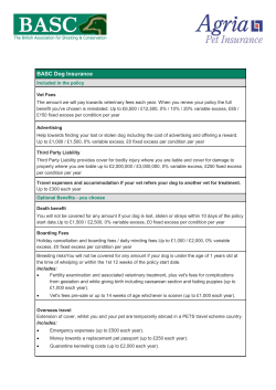 About Policy - BASC Dog Insurance