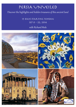 persia unveiled - Byroads Travel