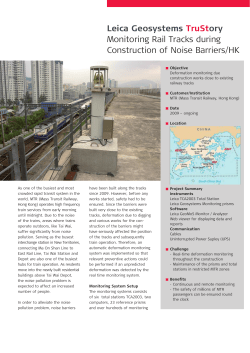 Monitoring Rail Tracks during Construction