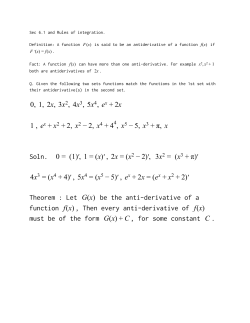 , 1, 2 x, 3x , 4x , 5x , e x 0 x + 2 , e , x , x , x , x , x 1 x + x2 + 2 2 &minus; 2 4 +