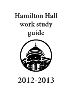 2012-2013 - SDM: Montgomery Hall