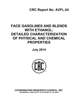 face gasolines and blends with ethanol