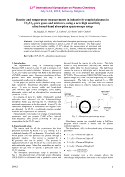 Density and temperature measurements in inductively