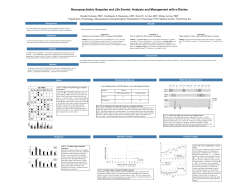 Neuropsychiatric Sequelae and Life Events: Analysis