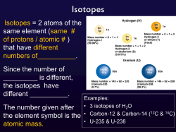 nuclear chain reaction - Mercer Island School District