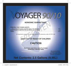 OYAGER 90/10 SPECIMEN