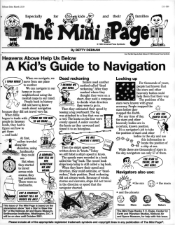 A Kid`s Guide to Navigation