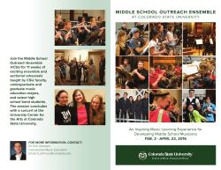 middle school outreach ensemble
