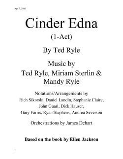 Cinder Edna - Open Road Productions