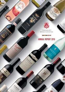 2016 Annual Report - Treasury Wine Estates