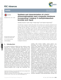 Synthesis and characterization of a tin(iv