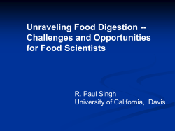 Unraveling Gastric Digestion of Foods