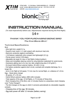 Manual - MyBionicBird
