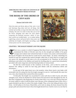 the book of chivalry