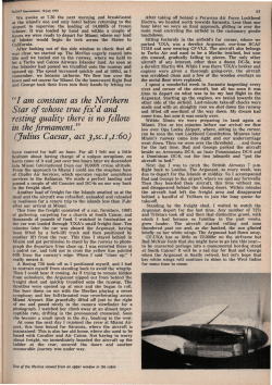 "I am constant as the Northern Star of whose true fix`d