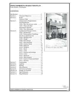 point roberts character plan