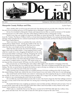 Marquette County Walleye and Pike