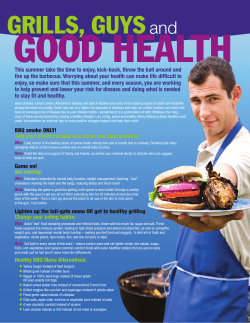 Grills, Guys and Good Health