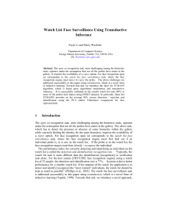Watch List Face Surveillance Using Transductive Inference