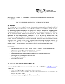 Applications are invited for the following part