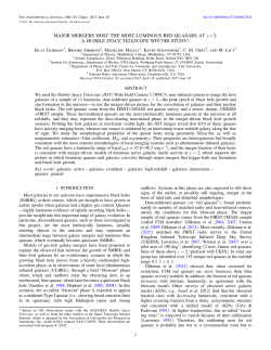 MAJOR MERGERS HOST THE MOST