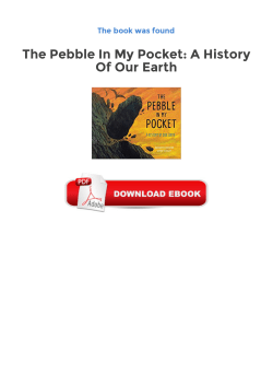 Free The Pebble In My Pocket: A History Of Our Earth Ebooks Online