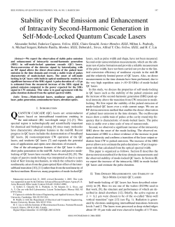 Stability of Pulse Emission and Enhancement of Intracavity Second